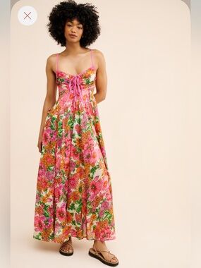 Free People | Dresses | Free People Tropical Heat Striped Maxi Dress New W  Tags Only Been Tried On | Poshmark